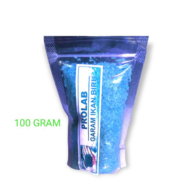garam biru ikan PROLABIO 100gr/garam ikan cupang/obat biru ikan cupang/garam ikan cupang/obat biru/k