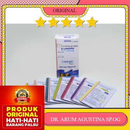 100% ORIGINAL 100% ORIGINAL 100% ORIGINAL Special Kamara Kamagra Oral Jelly 100 per pack isi 7 sache
