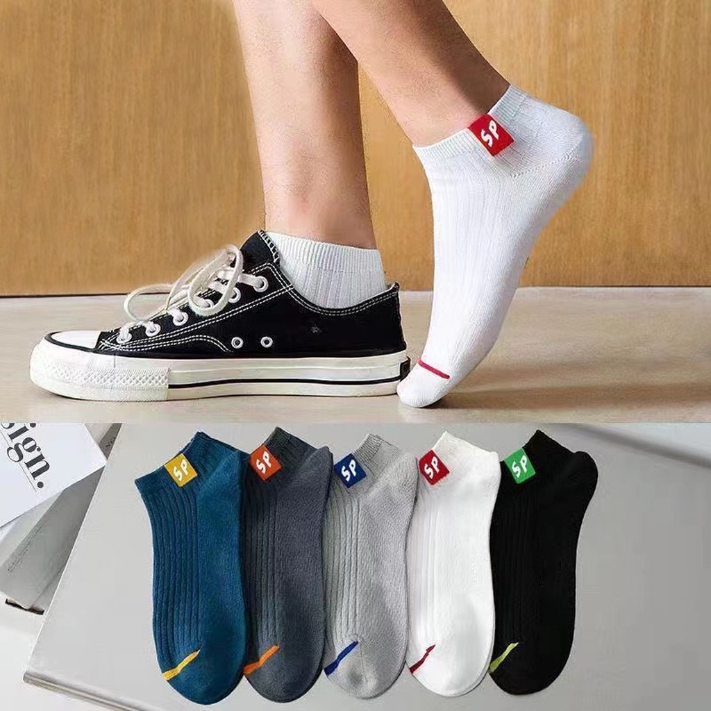 ❤️GTB❤️ Kaos Kaki polos Import Korea / Kaos Kaki Motif hipster Cewek Cowok  KK141