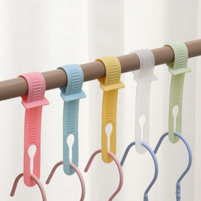 Gantungan Baju Rumah Organizer Hook/ Gesper Tetap Anti Slip/ Rak Penyimpanan Gantungan Anti Angin