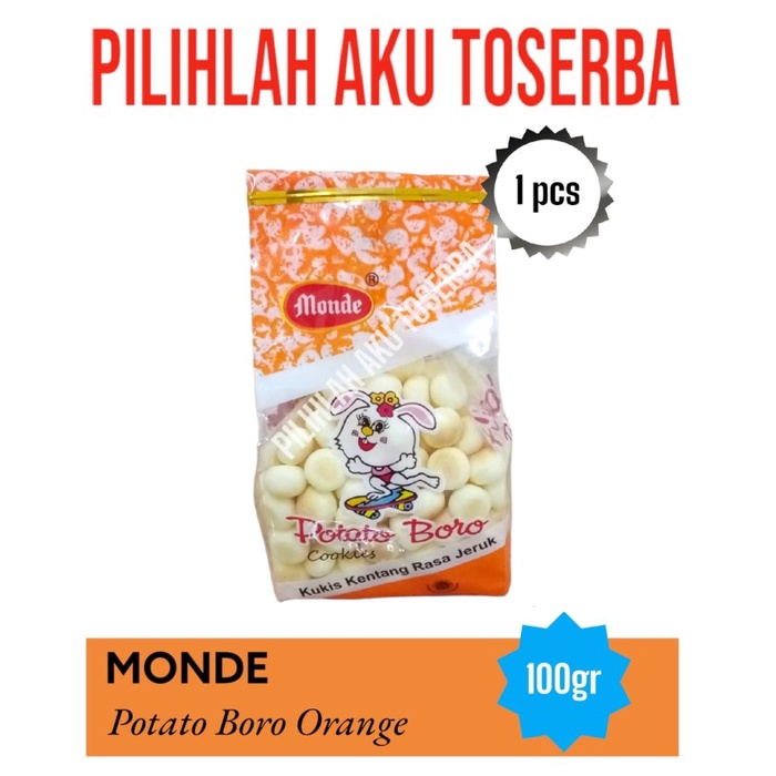 Biskuit Monde POTATO BORO RASA ORANGE 100 gr - ( HARGA 1 PCS )