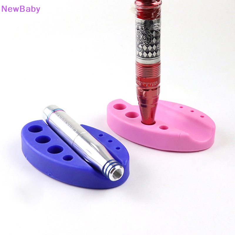 Newbaby 1PC Pigment Silicone Tattoo Pen Holder Tinta Cup Pot Stand Rak Alat Makeup ID