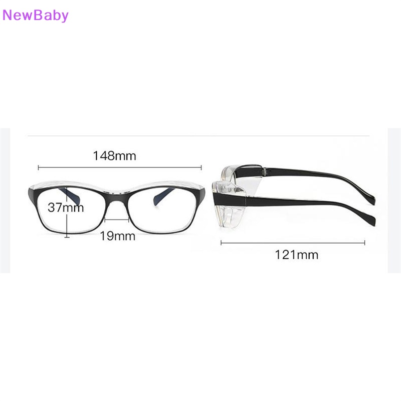 Newbaby Kacamata Anti Angin, Pasir,Smog Frame Kacamata Anti-Blue Light Blocking Eyewear ID