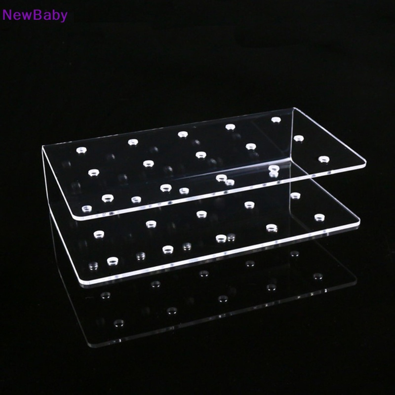 Newbaby Tempat Kue Lolipop Display Stand 15lubang Akrilik Bening Tempat Permen ID