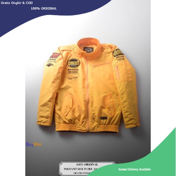 Phillipworks Speedster Yellow Racing / BuyMax / Phillip Works / Jaket PhillipWorks