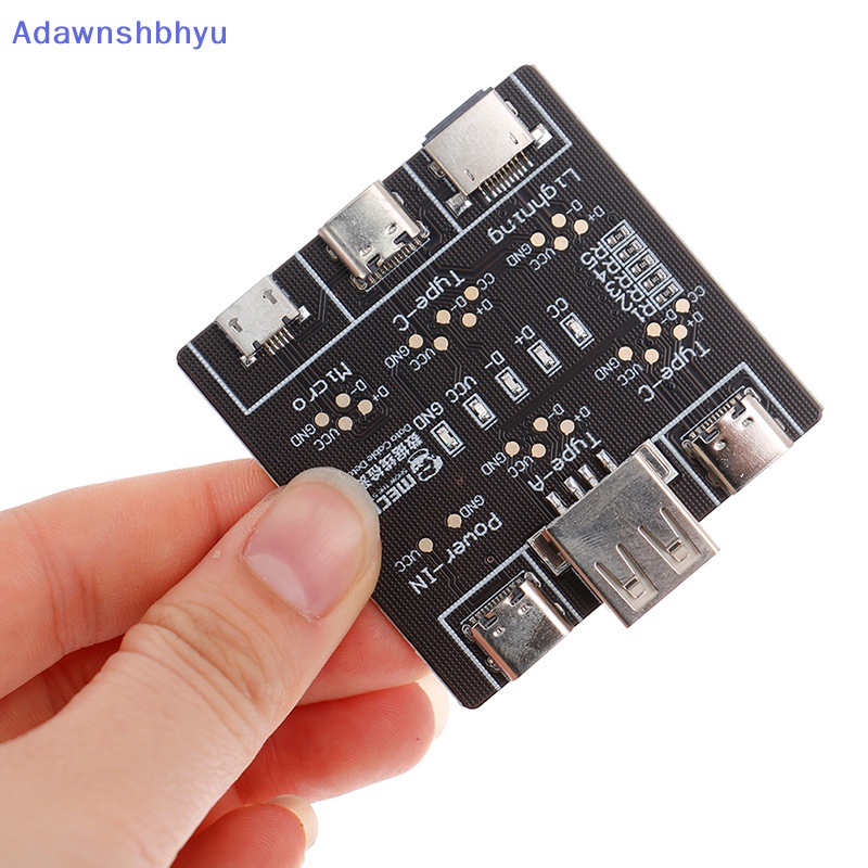 Adhyu DT3 USB Cable Tester Data Cable Test PCB Board Untuk Alat Deteksi Kabel Tanggal ID