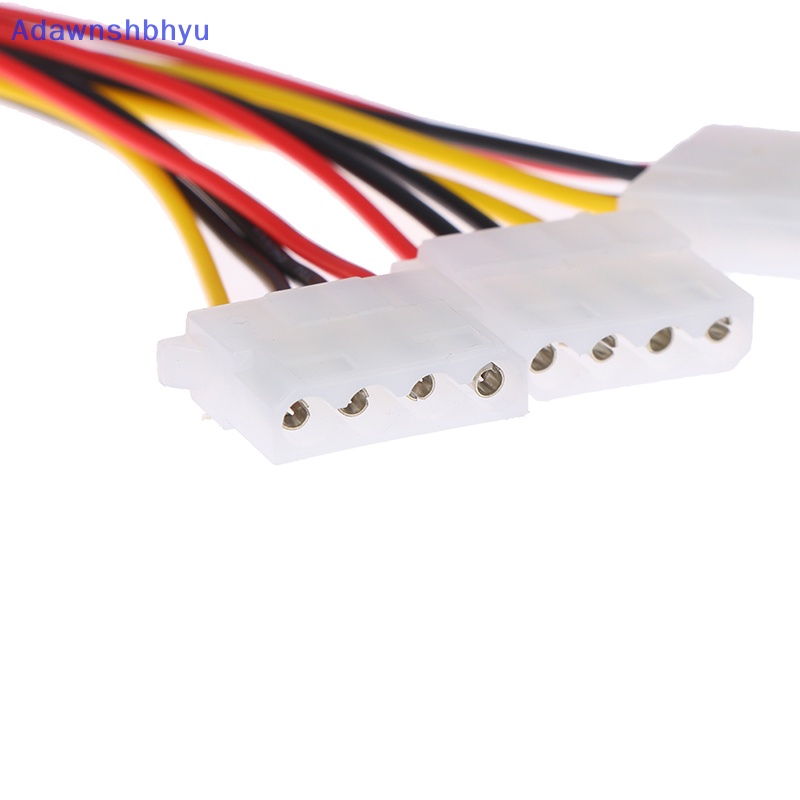 Adhyu 4pin IDE 1-ke-3 Molex IDE Female Power Supply Splitter Exentsion Adapter Kabel ID