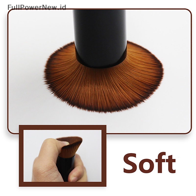 Power Kepala Miring Kuas Makeup Concealer Bedak Blush Foundation Brush Alat Kosmetik ID