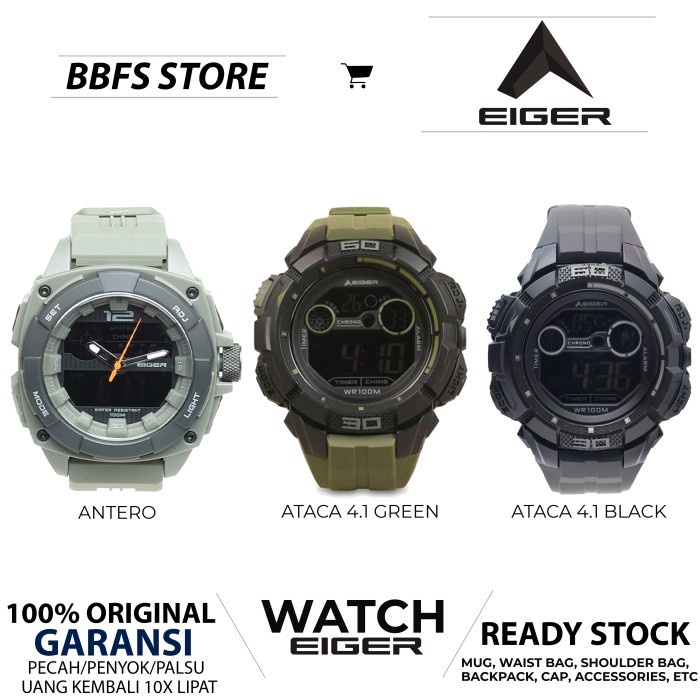 EIGER ORIGINAL ATACA 4.1 WATCH JAM TANGAN DIGITAL