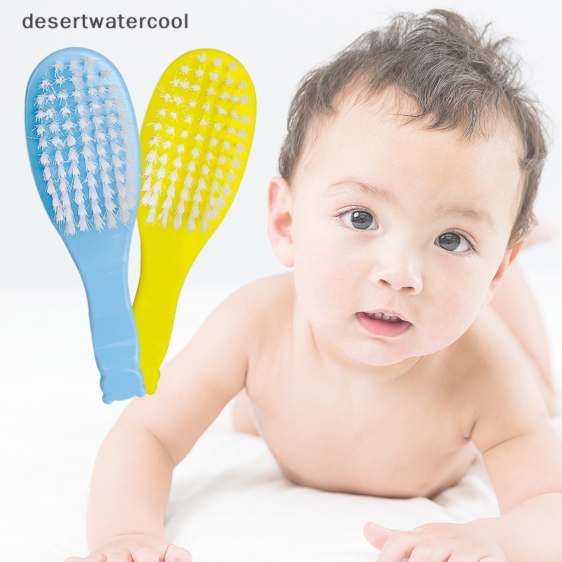 Deid Sisir Rambut Bayi Newborn Lanugo Hairbrush Bulu Nilon Lembut Gagang Beruang Sikat Rambut Untuk Balita Bayi Pijat Alat Pembersih Kepala Martijn