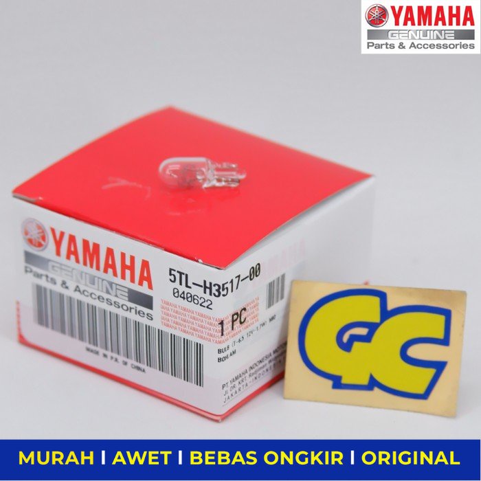 Bohlam Speedometer Mio Sporty Original Yamaha - Sparepart Sperpart Spare Part Motor Yamaha Aerox Faz