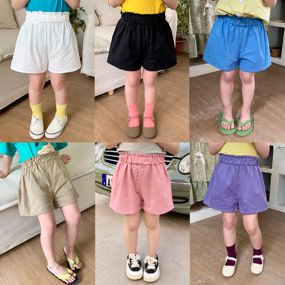 2-6 thn || CELANA PENDEK KARET CASUAL BAWAHAN ANAK PEREMPUAN catalog NXTY TG