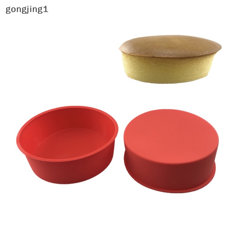 Ggg Cetakan Silikon Bulat Baking Pan Cetakan Kue Aksesoris Baking Cetakan Silikon ID