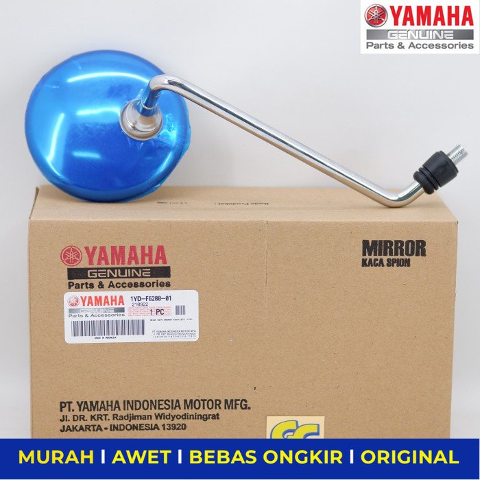Kaca Spion Yamaha Fino Fazzio Kiri Original - Sparepart Sperpart Spare Part Motor Yamaha Aerox Fazzi
