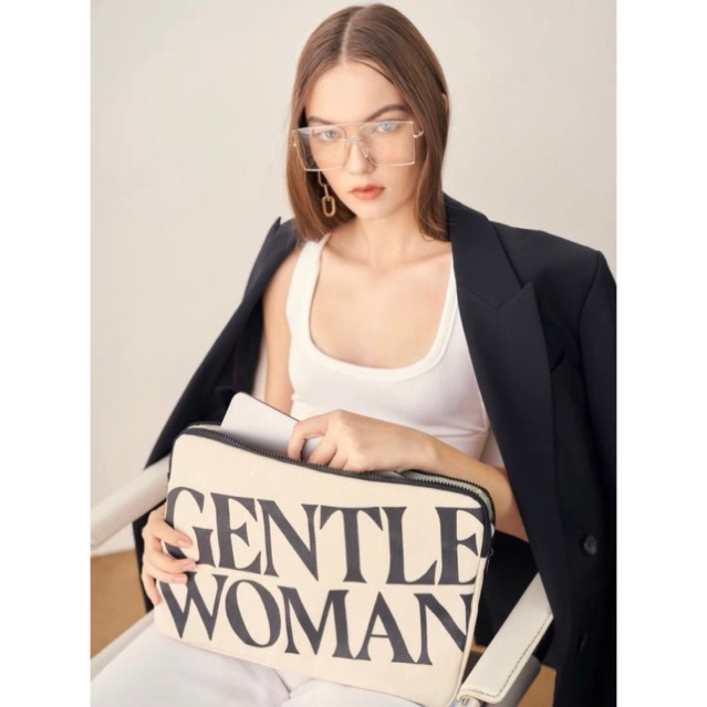 GENTLEWOMAN LAPTOP SLEEVE / TAS PELINDUNG LAPTOP MACBOOK NOTEBOOK IPAD TABLET 13 INCH / SARUNG LAPTOP GENTLE WOMAN / TAS LAPTOP WANITA BAHAN TEBAL HARGA MURAH / LAPTOP SOFTCASE / COVER LAPTOP / TAS LAPTOP VIRAL BANGKOK