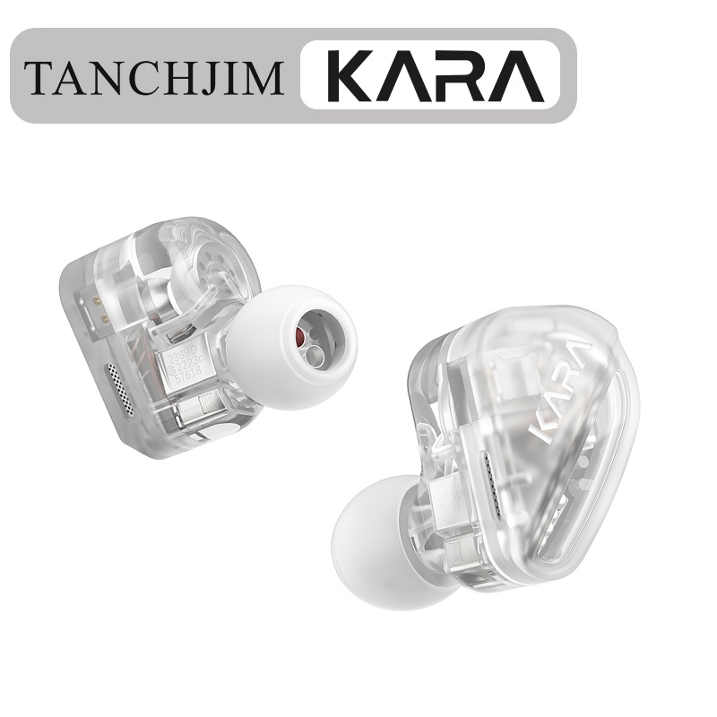 Earphone Hybrid TANCHJIM KARA 1DD+4BA Dengan Kabel 0.78 2Pin Earbud Studio DJ Audiophile Earphone