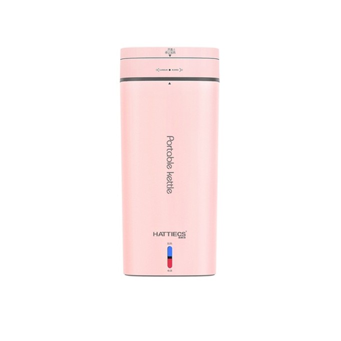 388 HATTIECS Portable Electric Kettle 500ml Water Boiler Stainless Steel