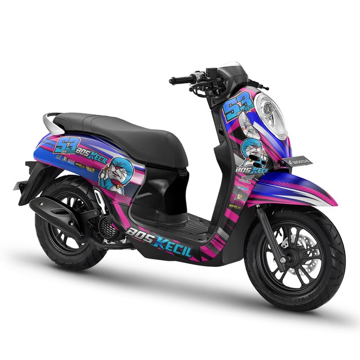 Decal Scoopy Full body Scoopy  Stiker full body Scoopy FI 2012 - 2016 FI EPS 2017-2019 Prestige 2020