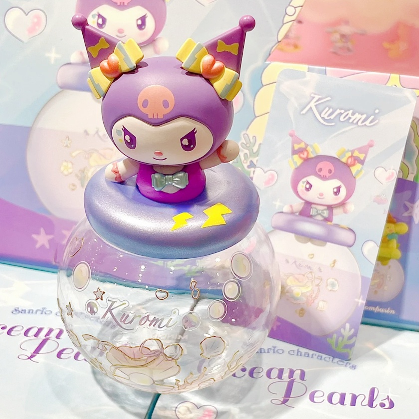 New Sanrio Hello Kitty Cinnamoroll Pompom Purin My Melody Storage Bisa Blind Box Dekorasi Kado