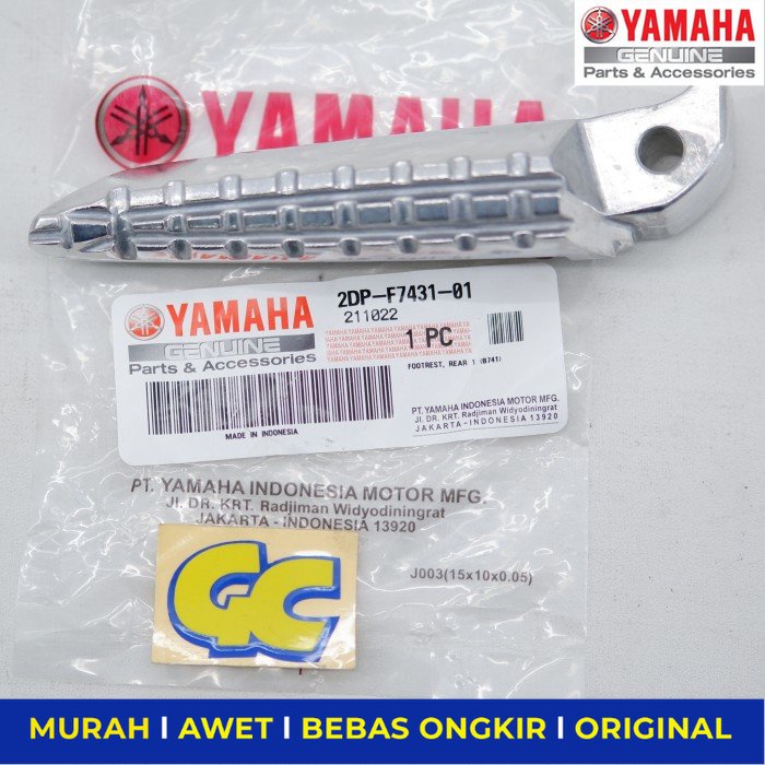 Step Pijakan Kaki Belakang Kiri  Foot Step Yamaha NMax XMax Ori - Sparepart Sperpart Spare Part Moto
