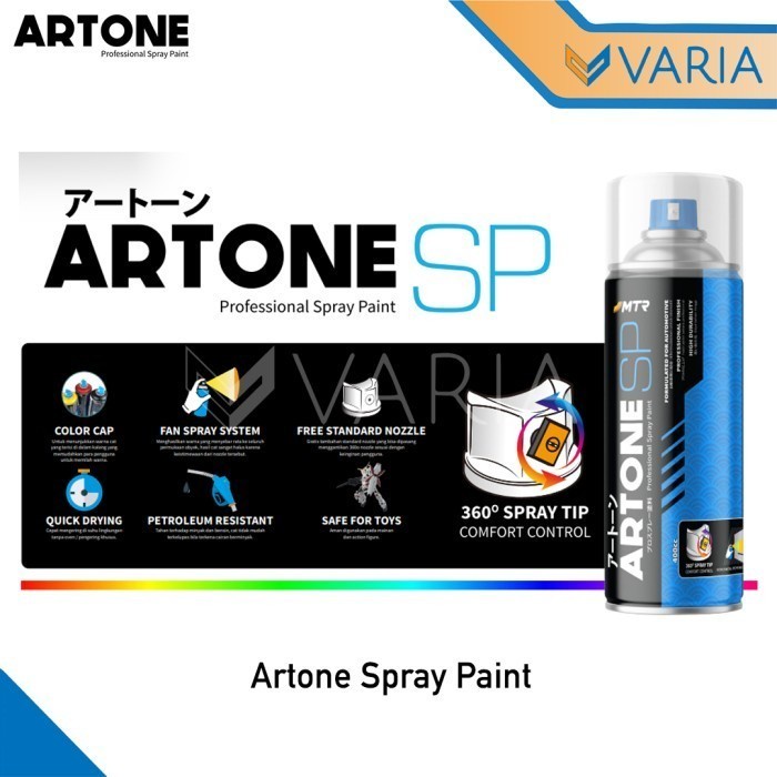 Artone SP 400 cc Flat Clear 128A Doff Matte Professional Spray Paint