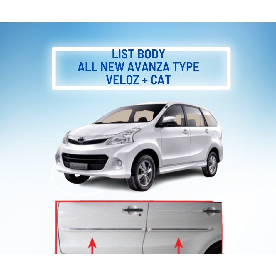 SIDE BODY MOULDING LIST BODY AVANZA VELOZ