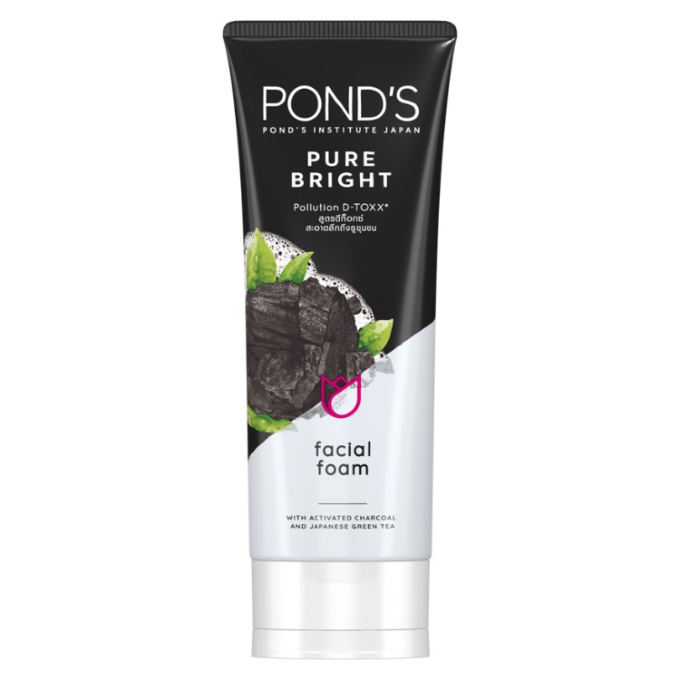 Buy 2 Pond's Pure Bright Facial Foam 50g FREE Pond's Rose Micellar Water 55ml