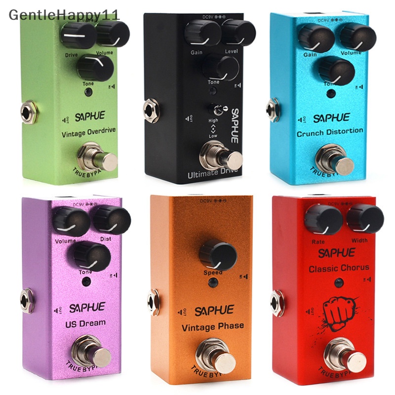 Gentlehappy Pedal Gitar Elektrik Vintage Overdrive/Bretel Disktorsi/Distorsi/US Dream id