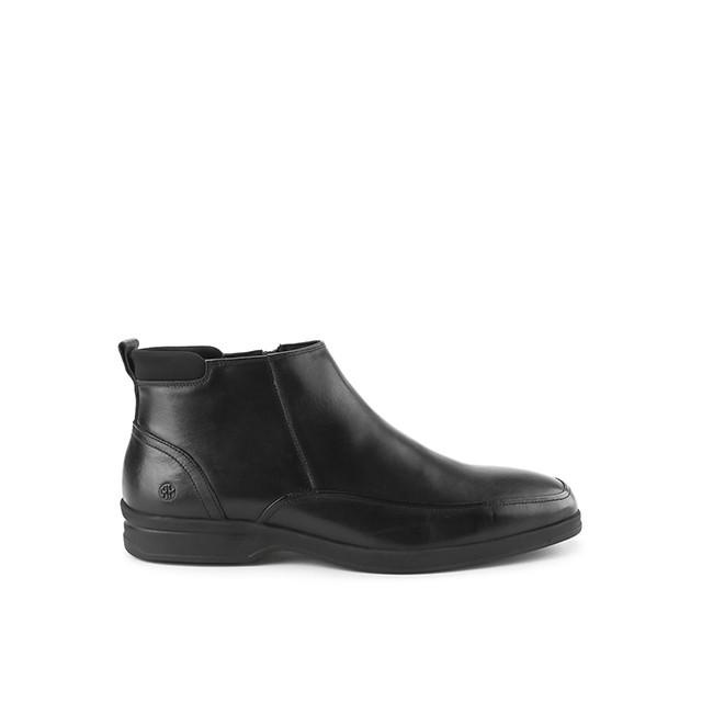 Hush Puppies Sepatu Pria Bono Claris Zip Boots Black