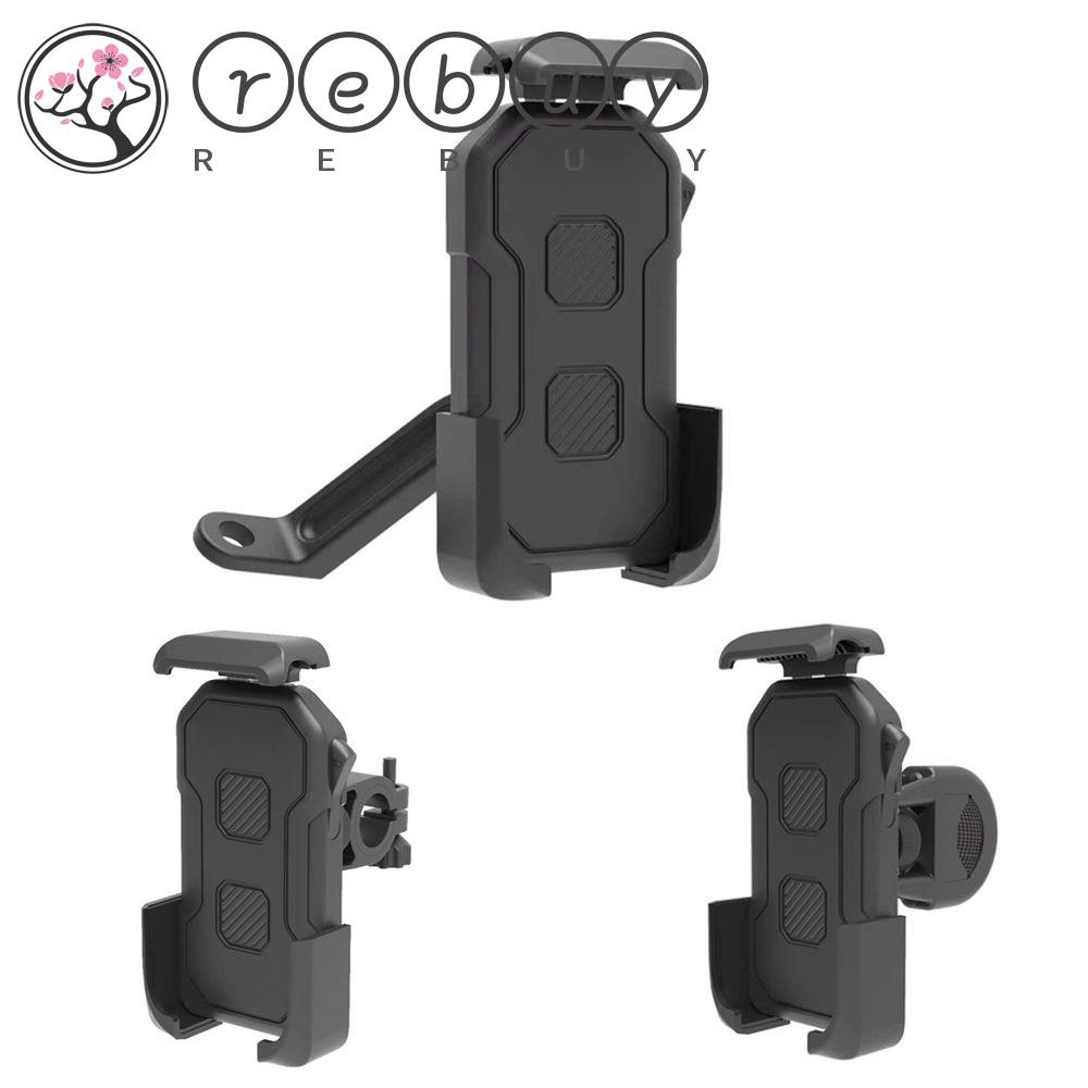 Rebuy Phone Holder Universal Tahan Lama Mount Bracket Aksesoris Sepeda Spion Mirro 360dudukan Yang Dapat Diputar Braket Penyangga