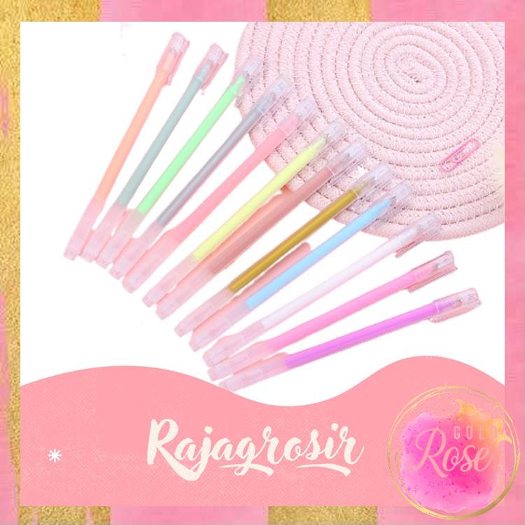 

ℛ - S5803 Pulpen Gel Warna / 1 Pcs Pena Gel Warna Warni / Pena Pulpen Gel / Pena Siswa Stabilo / Pena Stabilo Alat Tulis Siswa