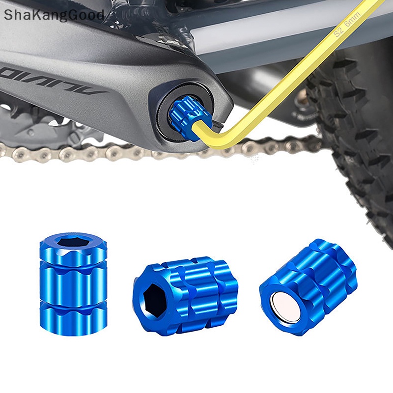 Skid Aluminum Alloy Wrench Alat Pasang Engkol Sepeda, Untuk Bongkar Pasang Crank Arm Adjusg Cap Alat Perbaikan Sepeda SKK