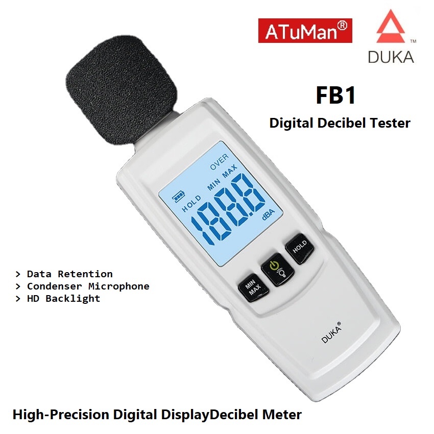 AKN88 - ATUMAN DUKA FB1 - High Precision Digital Display Decibel Meter