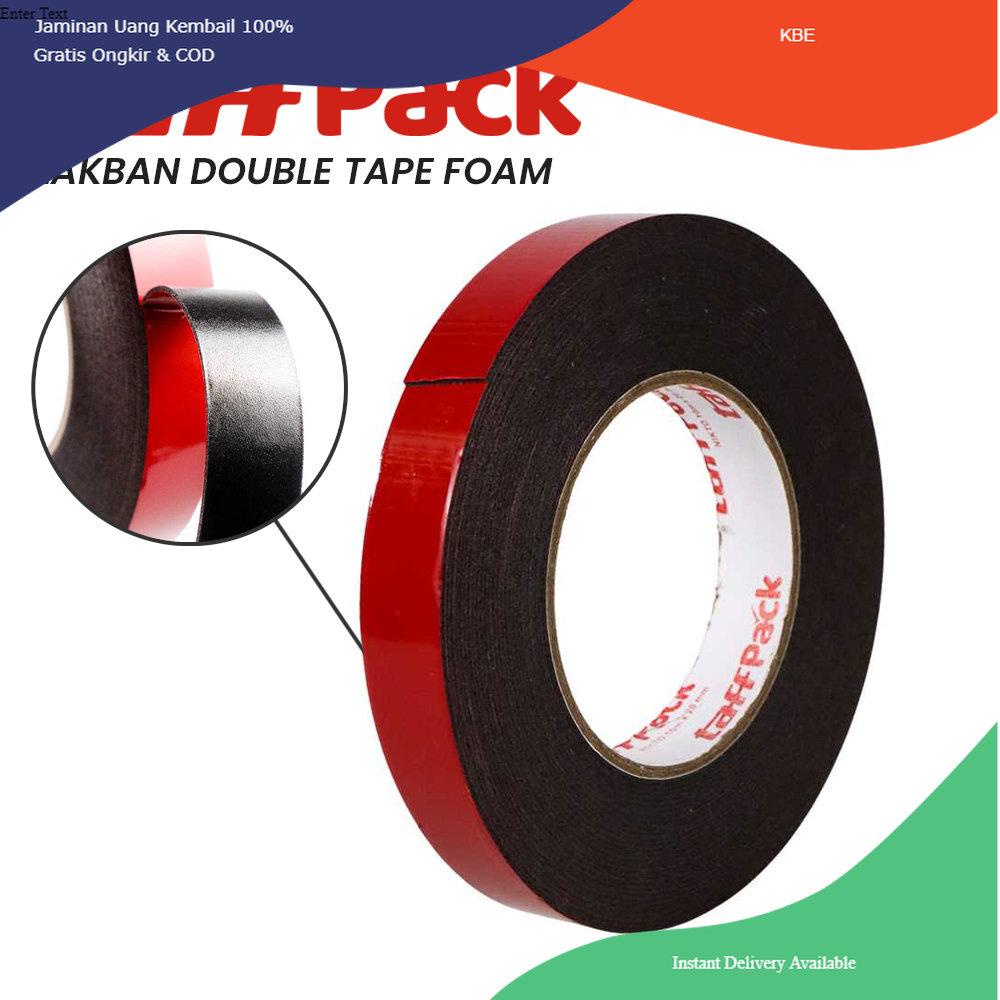 

Alat Perekat TaffPACK Lakban Double Tape Foam 10m 20 mm - Red Viral