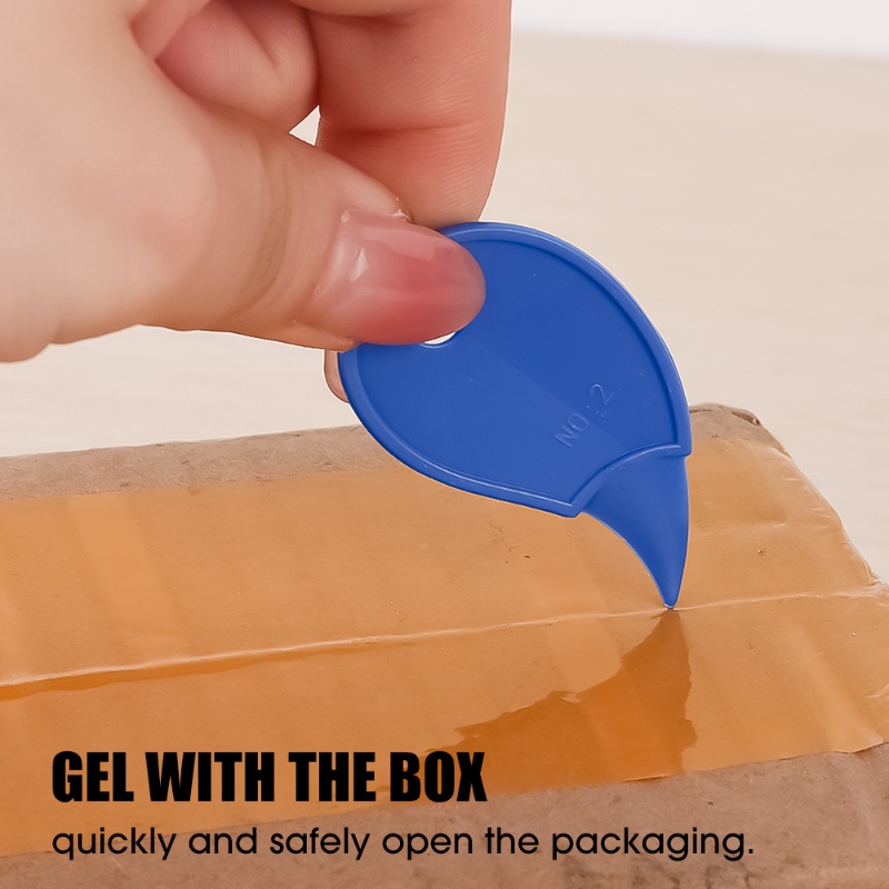 Alat Pembuka Kotak Plastik Mini Anti Hilang Portable/Mail Amplop Pembuka Safety Papers Cutter