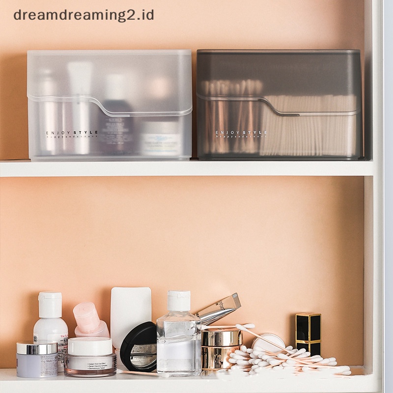 (drea) Kotak Penyimpanan Kosmetik Makeup Organizer Dengan 2laci Case Brush Lip Holder //