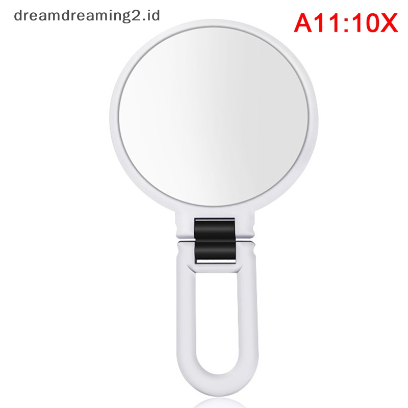 (drea)2 /5 /10 /15X Kaca Rias Pembesar Makeup Dua Sisi Vanity Mirror //