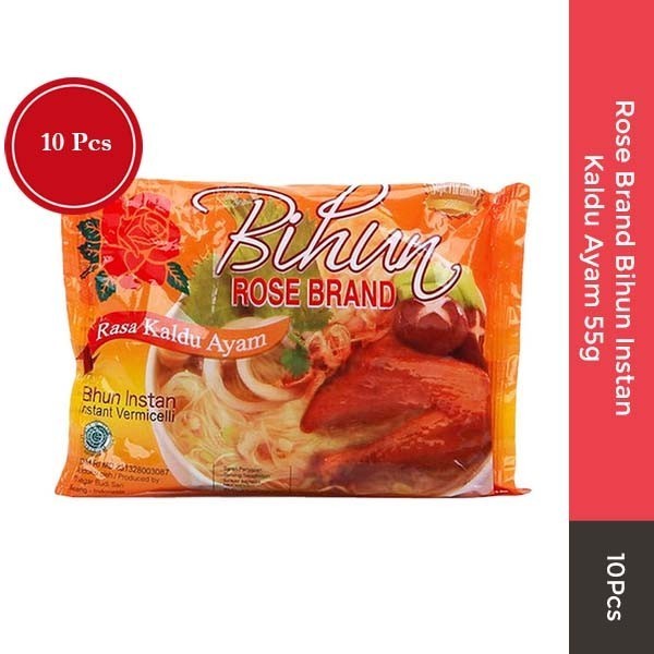 

Rose Brand Bihun Instan Kaldu Ayam 10Pcs