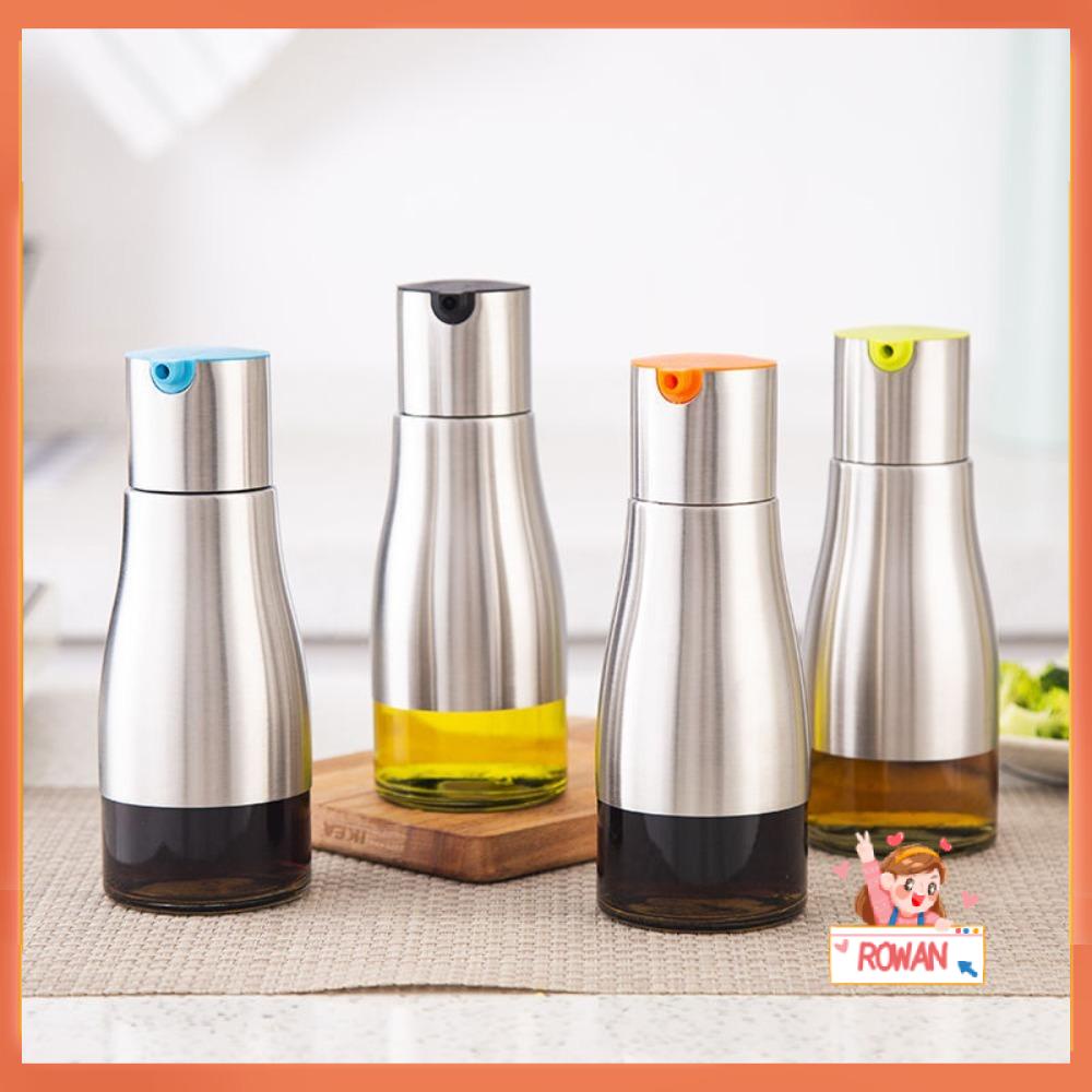 R-FLOWER Botol Spray Minyak Zaitun BBQ Alat Masak Oilcan Camping Cookware Tool Storage Box Botol Bumbu