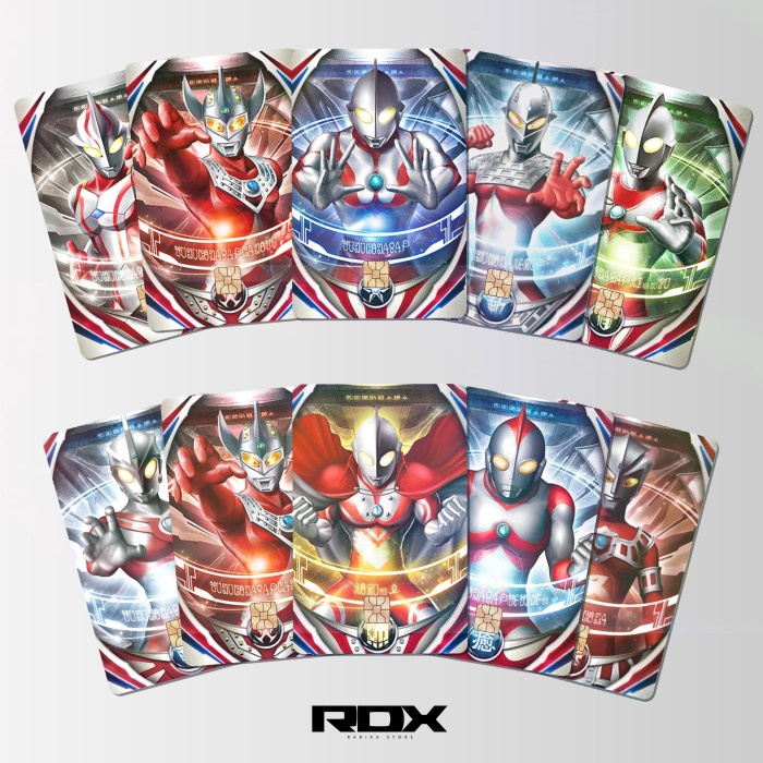 

Ultraman Orb Fusion Sticker Card Hologram Vinyl ATM Credit Emoney