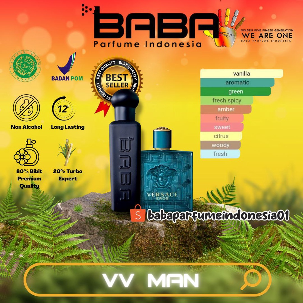 [Baba Parfume] Vv Man baba parfum / Vrsc EROS for Men - Eau de Parfum