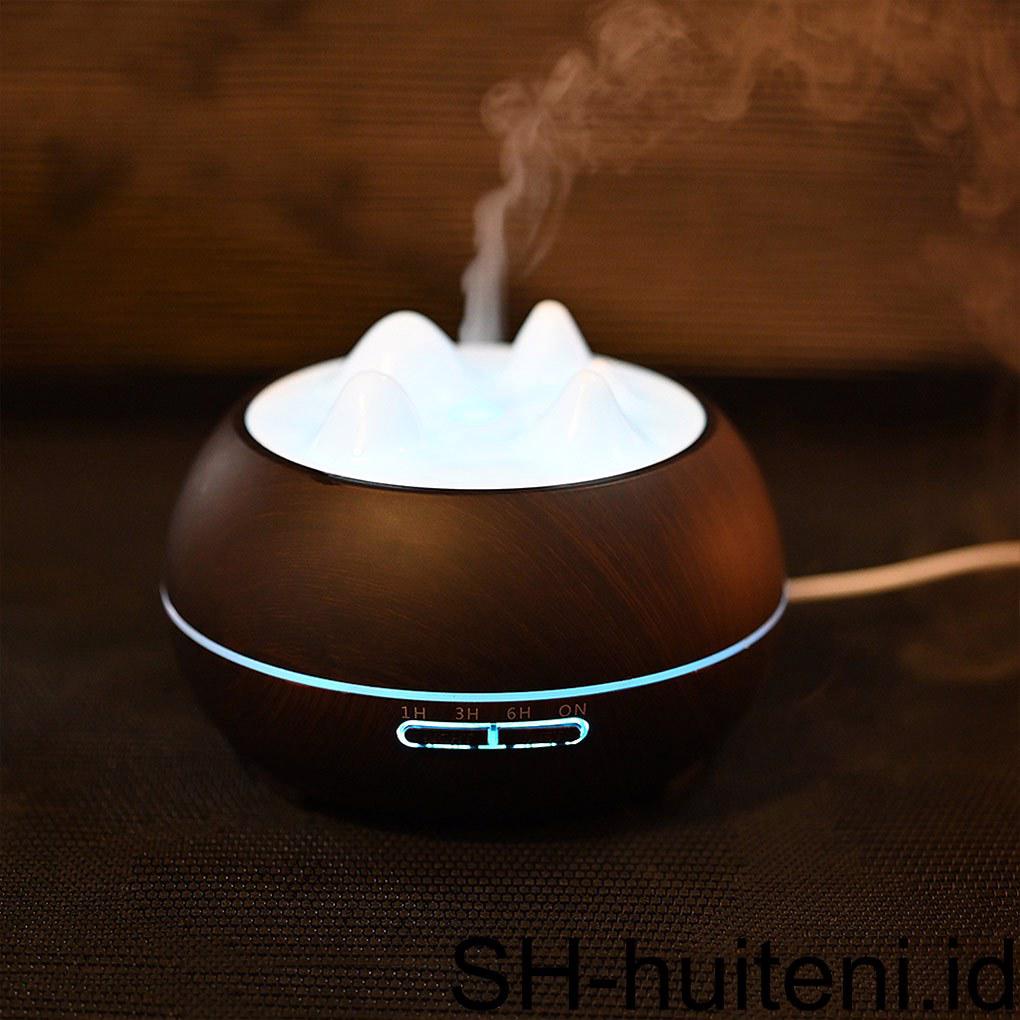 Humidifier Udara Dengan Lampu Malam Lampu Modern Mist Maker Aroma Diffuser Minyak Untuk Santai Hias Hidrasi Senyap Fogger Kamar Tidur