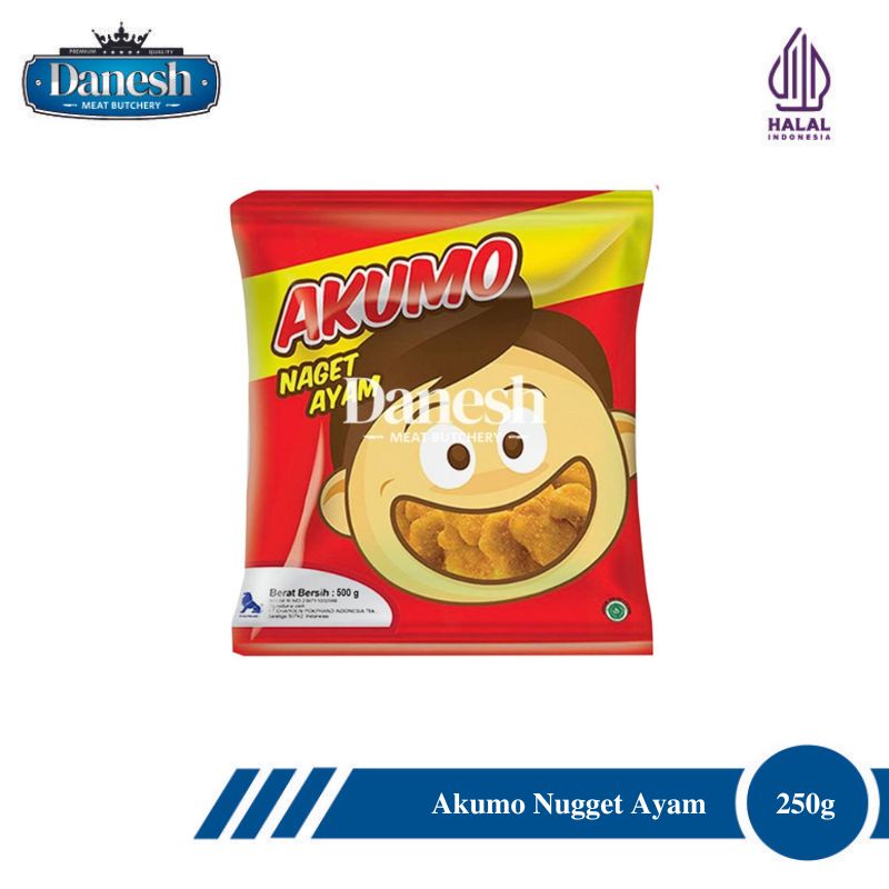 Akumo Chicken Nugget 250gr - 500gr Makanan Instan Frozen Food Terlaris By Daneshmeat_butchery