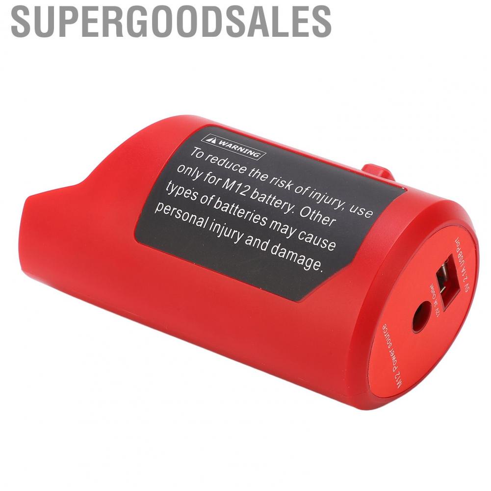 Supergoodsales USB   Adapter Power Source For M12 Charging Tool