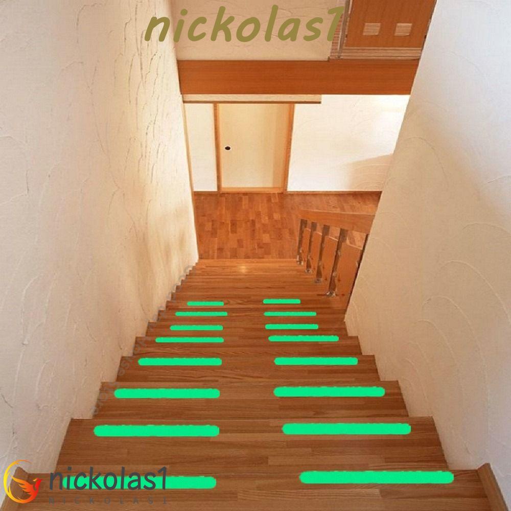 NICKOLAS1 Anti slip Stiker Strip Glow Steps Mandi Accessorie Tangga Perlengkapan Pesta Bathtub Sticker