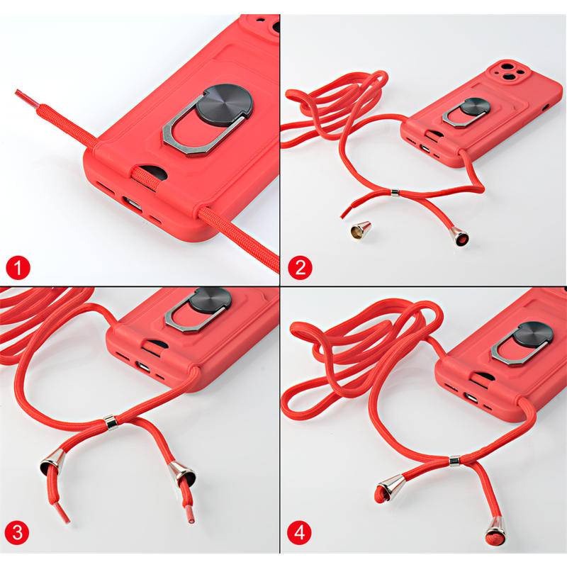 Untuk Redmi Note9 10 Pro 9S 10T 10S 9 Pro MAX Lanyard TPU Phone Case Untuk Xiaomi mi Poco M3 M5S Multifungsi Shockproof Slot Kartu Saku Berdiri Cincin Tali Tangan