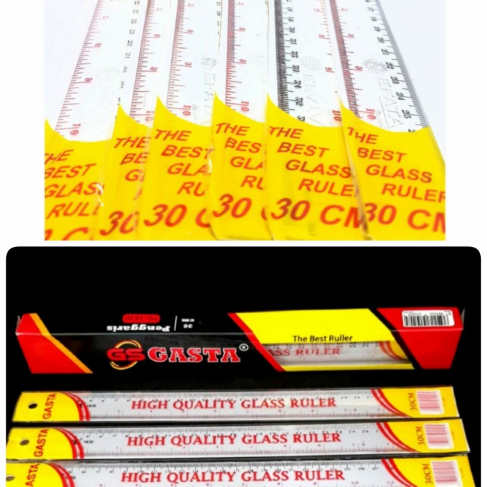 

Penggaris Plastik 30 Cm Murah (12 PCS)