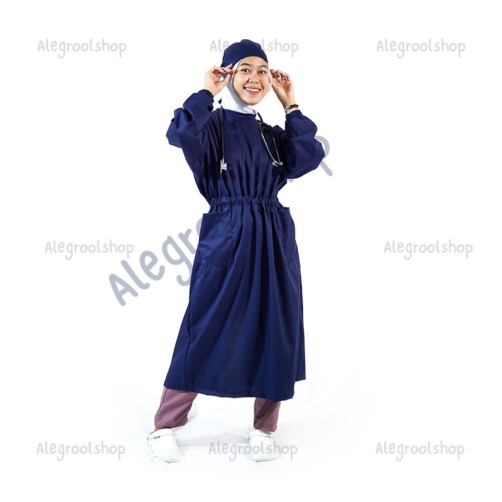 Surgical Gown Katun Jepang Premium 'Model Kerut' Voll.01