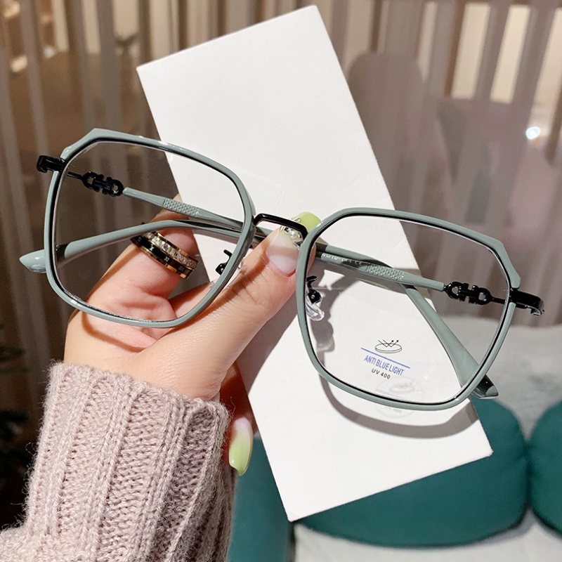 Kacamata Anti Blue Light Transparan Anti Radiasi Untuk Wanita Kacamata Eyeglasses Komputer Goggles Eyewear Glitter Frame