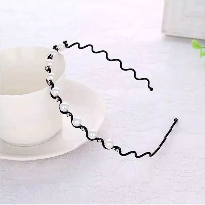 BANDO PEARL HEADBAND / BANDO MUTIARA / BANDO PEARL / BANDO KOREA / BANDO BERLIAN